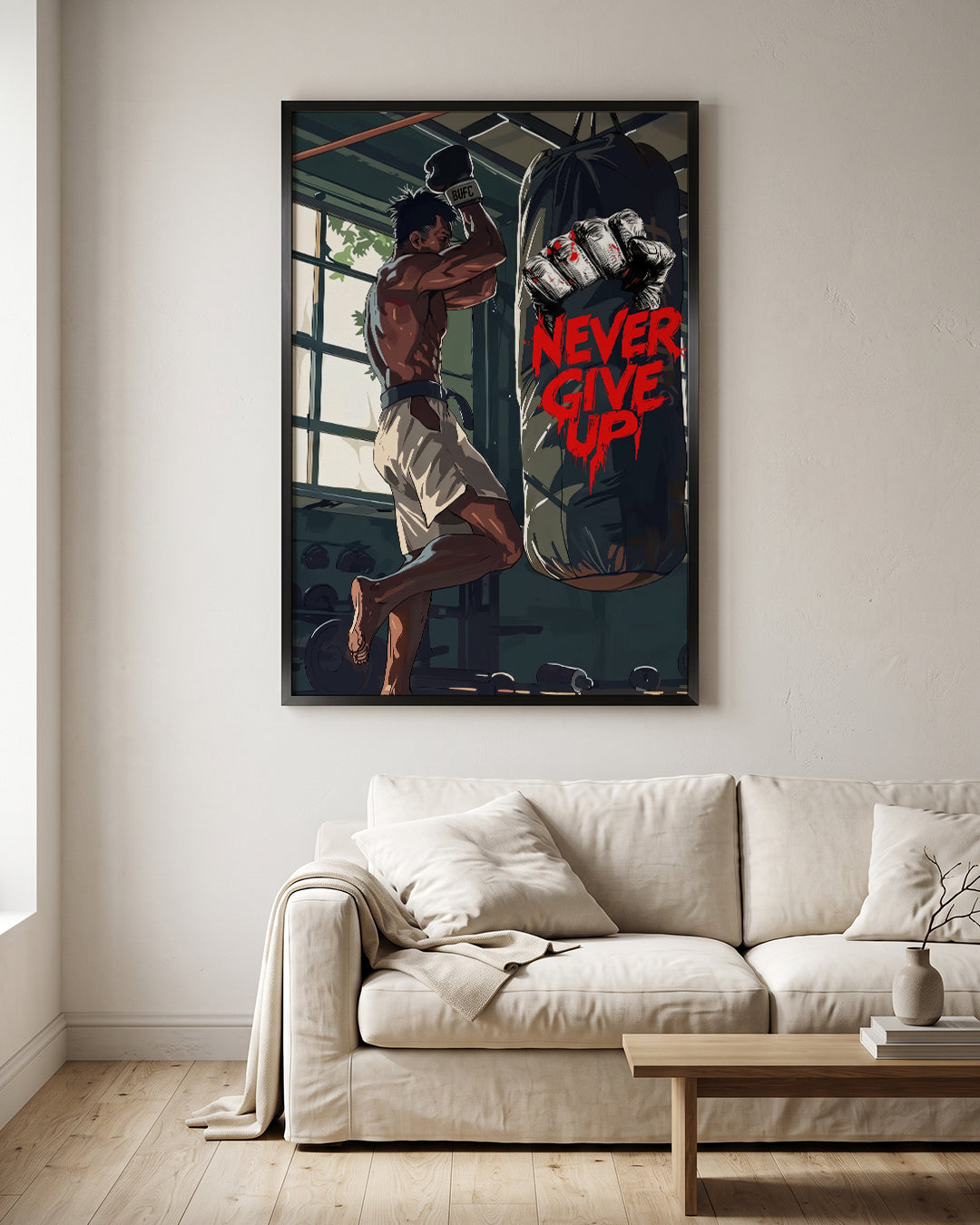 Mindset Is Everything Kitten Tiger Reflection Motivational Wall Art Canvas (Copy)