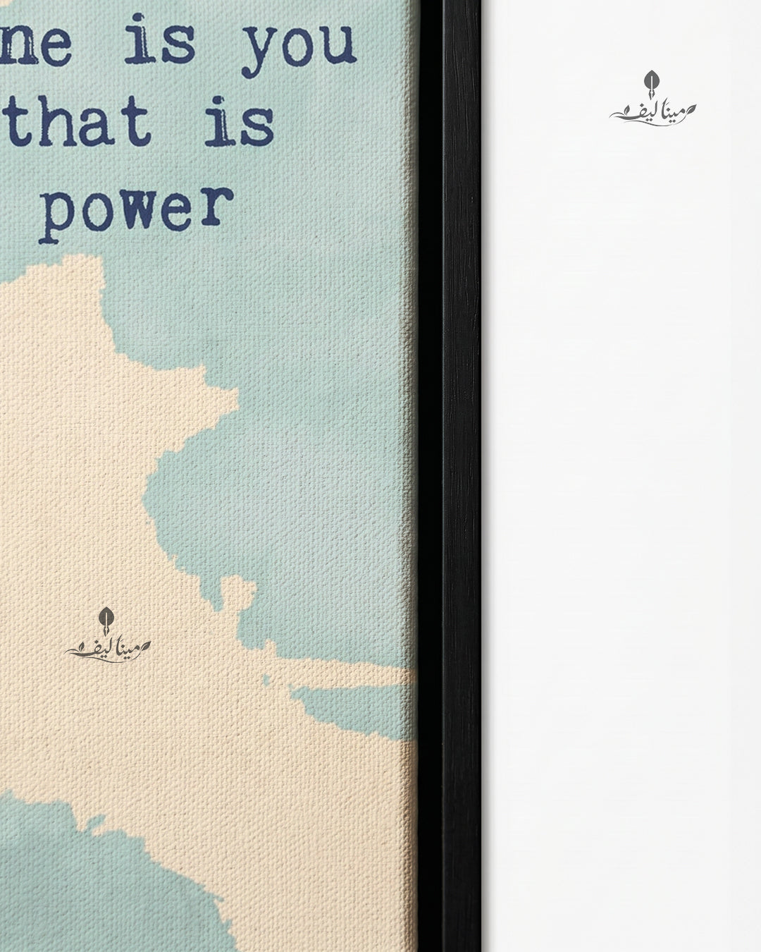 No One Is You Birds Flying Sky Motivational Wall Art Canvas