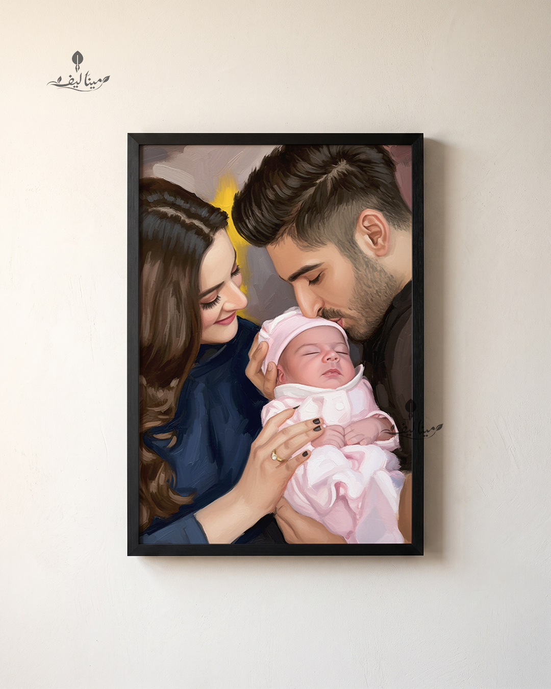 Customize Oil Painting For Faimly